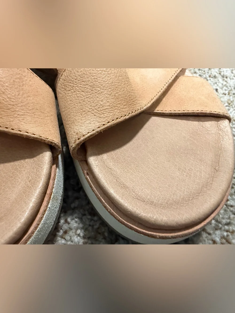Merrell Roam Cross Lace Leather Sandals Size 10